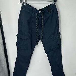 PacSun cargo pants navy stretch